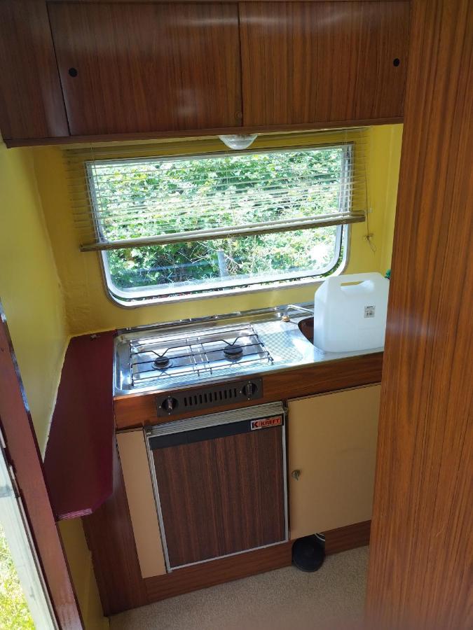 Camping La Foret Du Morvan Vintage Caravan Larochemillay 외부 사진